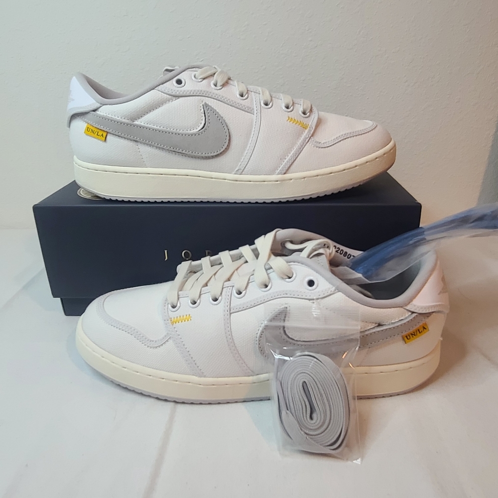 UNION LA X AIR JORDAN 1 KO LOW 'WHITE NEUTRAL GREY'